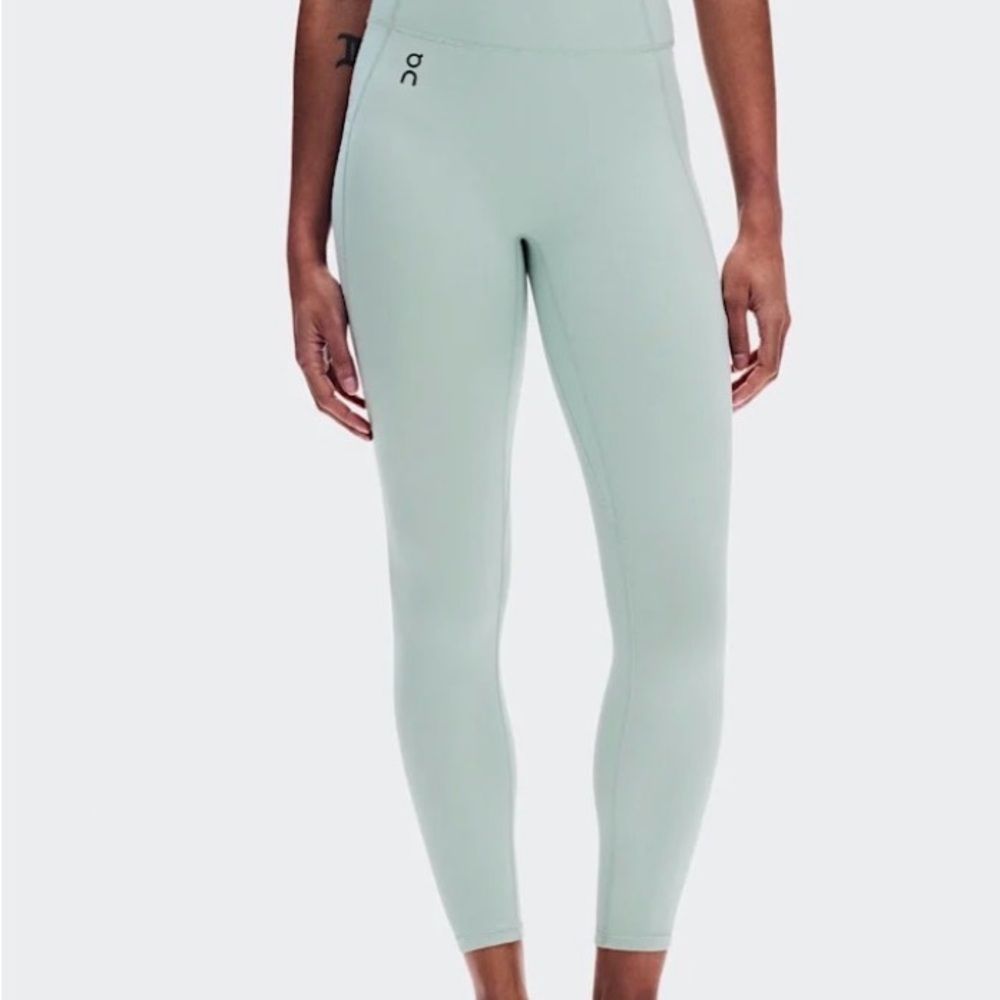 On Running Mint Green High-Rise Leggings